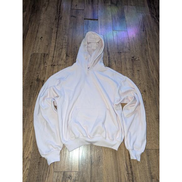 SKIMS Cotton Fleece Classic Pullover Hoodie Barely Pink Size Small - Picture 1 of 8